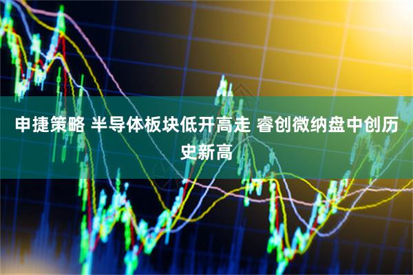 申捷策略 半导体板块低开高走 睿创微纳盘中创历史新高